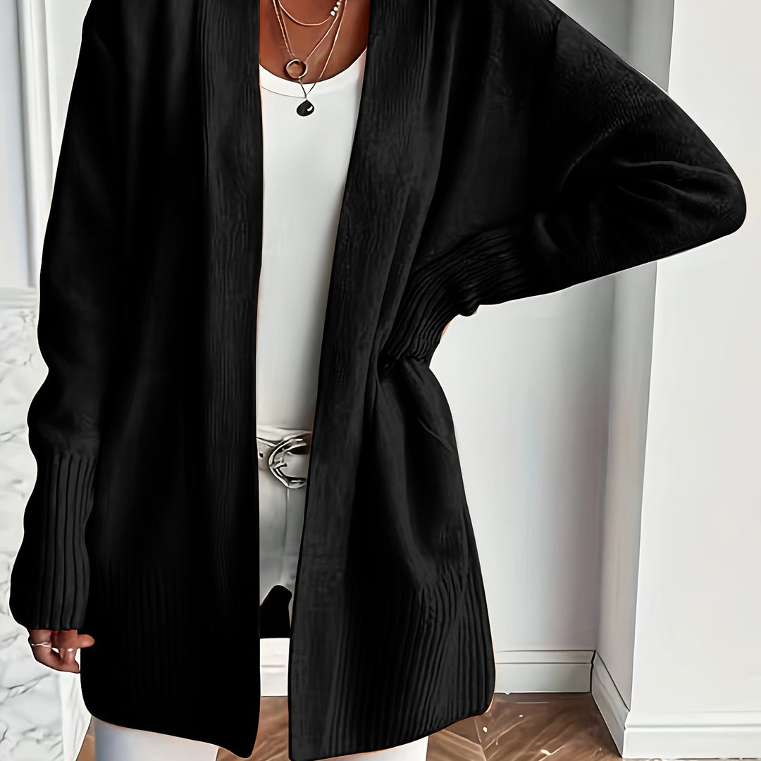 Liora | Soft Draped Longline Cardigan