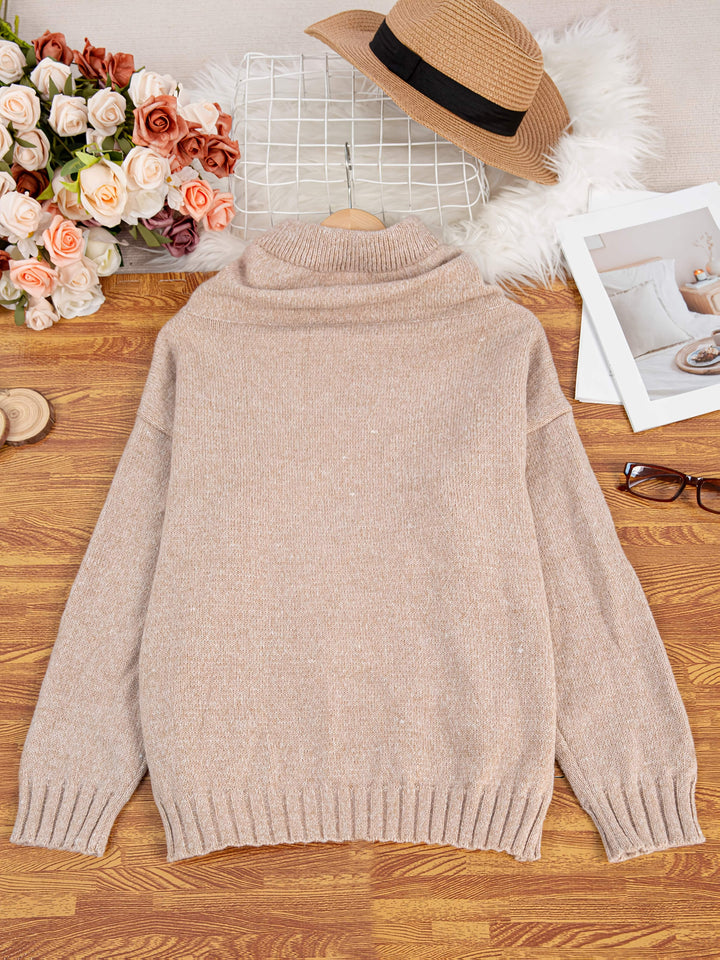 Grace & Jess | Long Sleeve Sweater With Pocket