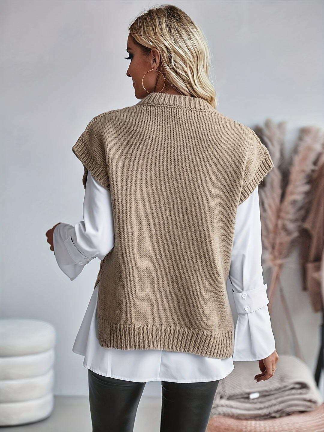 Maëlle | Knit Layered Sweater Vest