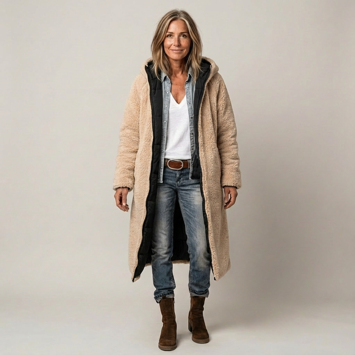 Amelia | Elegant Reversible Coat for Women