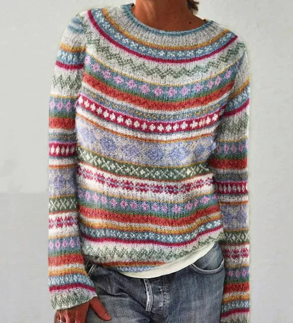 Grace & Jess | Cozy Fair Isle Sweater