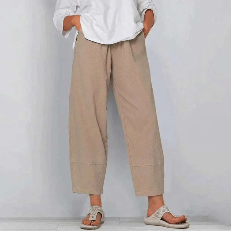 Viggo | Women's Wide Leg Cropped Trousers