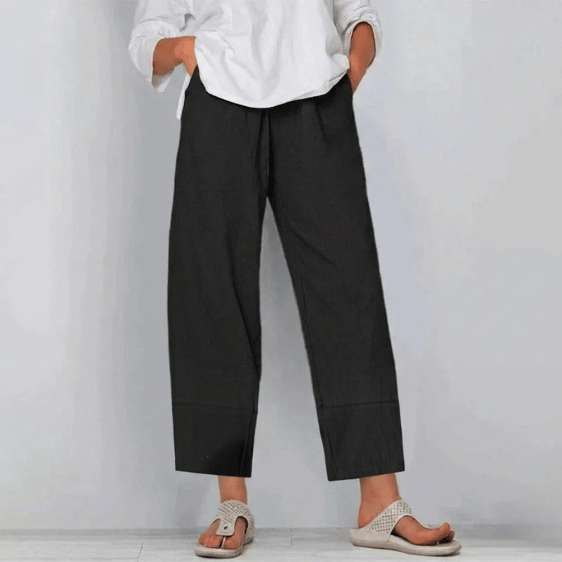 Viggo | Women's Wide Leg Cropped Trousers