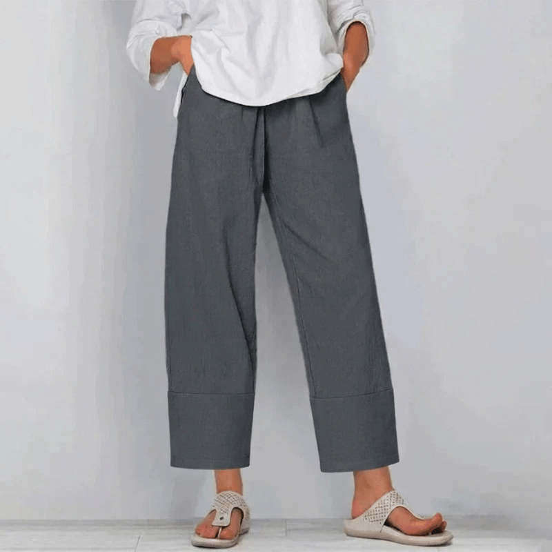 Viggo | Women's Wide Leg Cropped Trousers