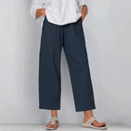 Viggo | Women's Wide Leg Cropped Trousers