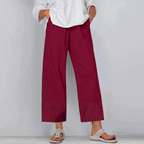 Viggo | Women's Wide Leg Cropped Trousers