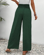 Amoret | Women's Printed Wide Leg Trousers