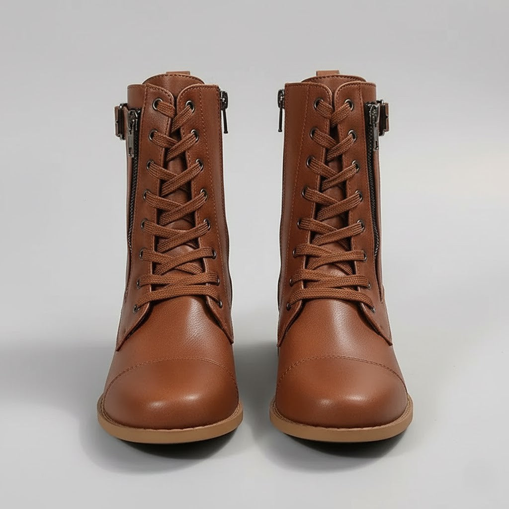Bonnie | Women's Orthopedic Ankle Boots with Side Zipper
