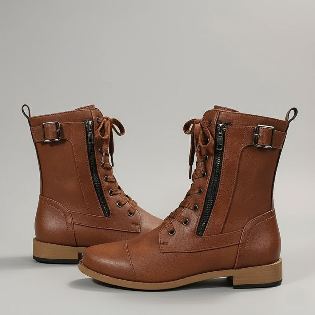 Bonnie | Women's Orthopedic Ankle Boots with Side Zipper