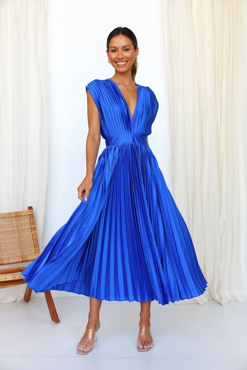 Madisyn | Women's Pleated Skirt Dress
