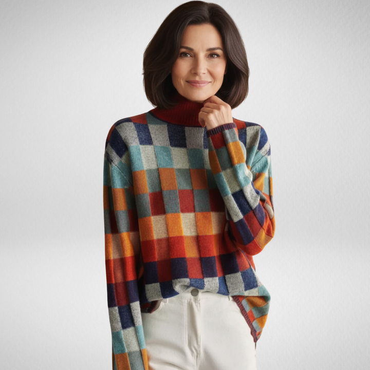 Evelyn | Cashmere Roll Neck Jumper