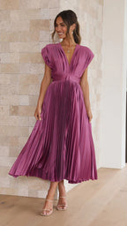 Madisyn | Women's Pleated Skirt Dress