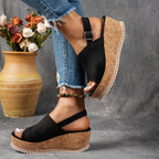 Keiran | Women's Cork Platform Wedge Sandals