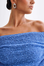 Celine | Women's Off-The-Shoulder Knit Bodycon Mini Dress