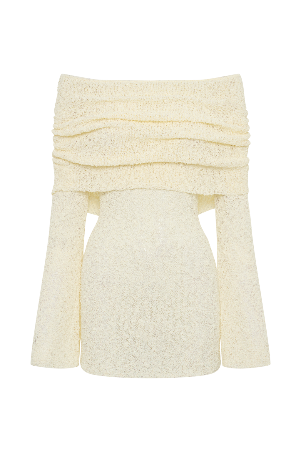 Celine | Women's Off-The-Shoulder Knit Bodycon Mini Dress
