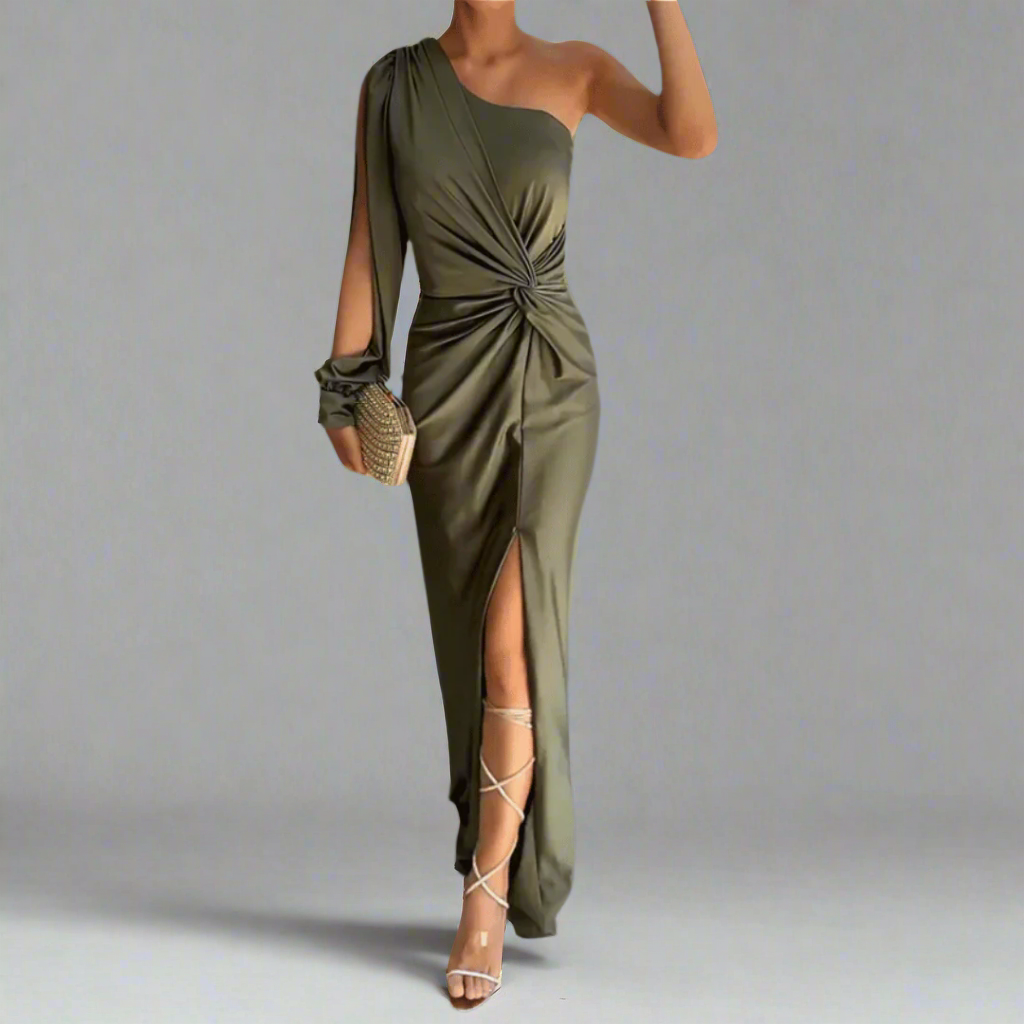 Diella | Women's One Shoulder Maxi Dress