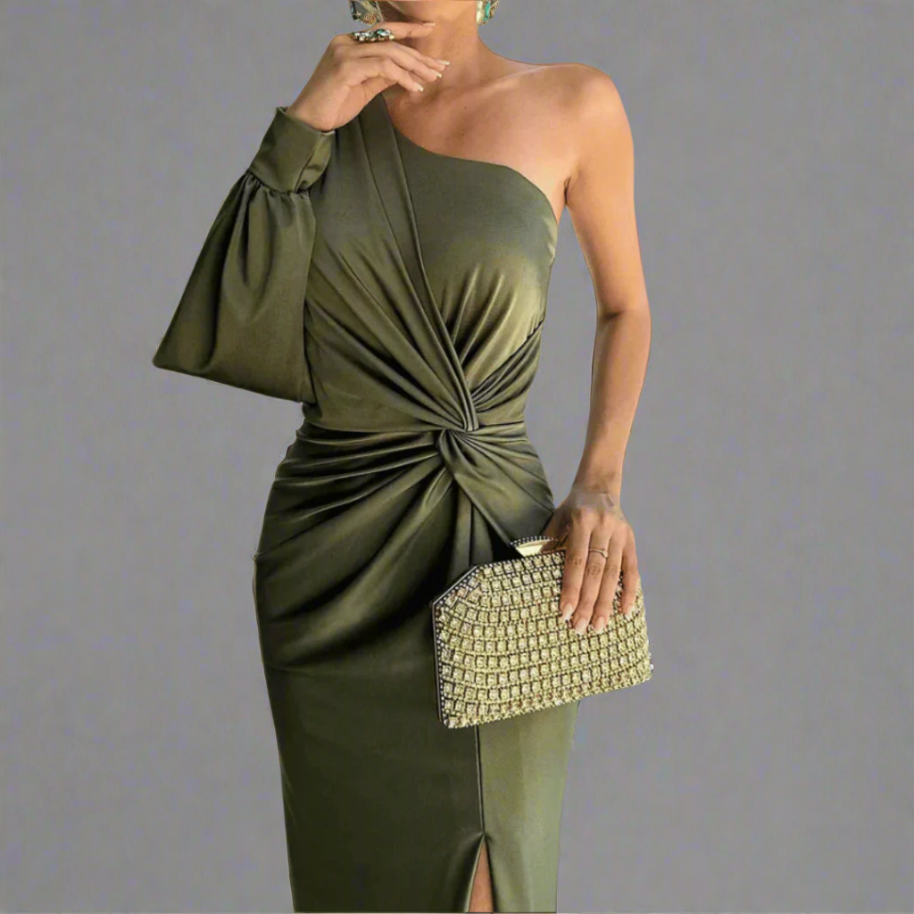 Diella | Women's One Shoulder Maxi Dress
