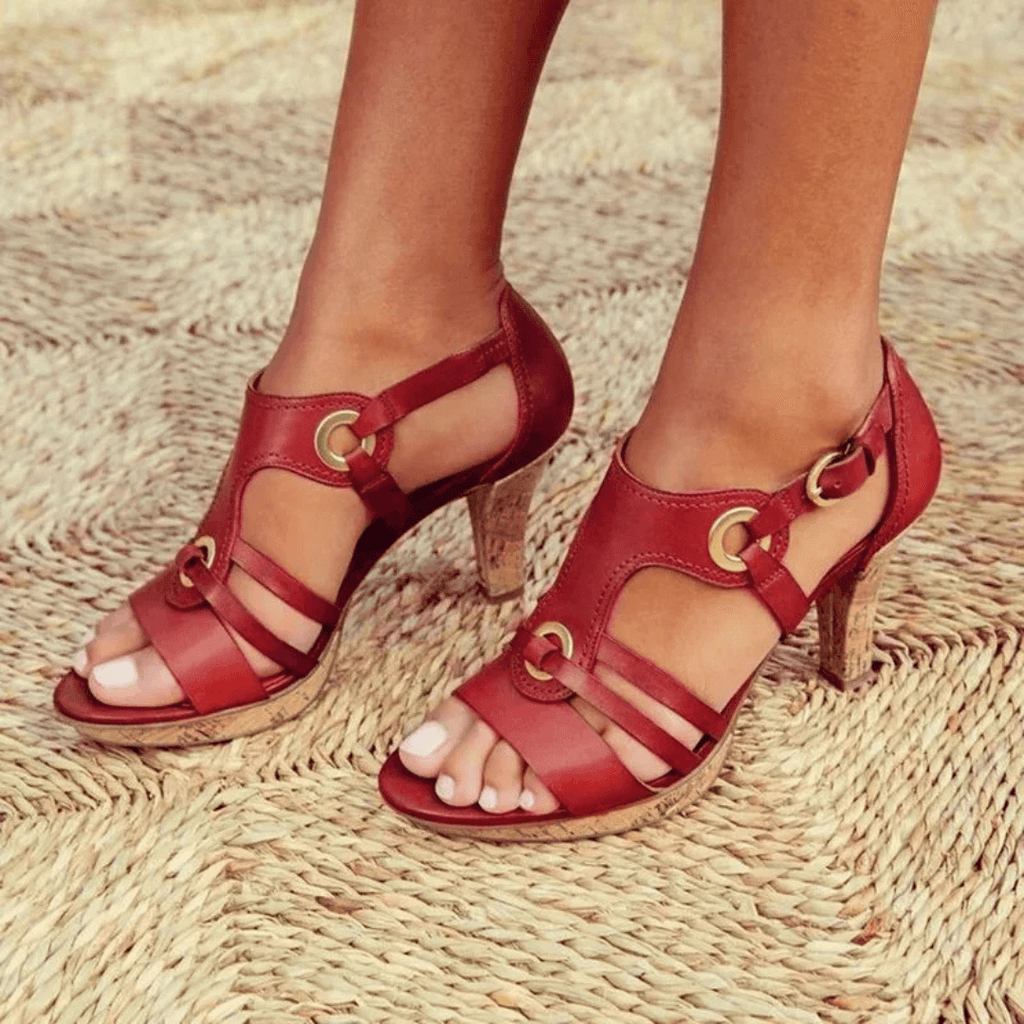 Clotilde | Women's Multi-Strap Stiletto Heel Sandals
