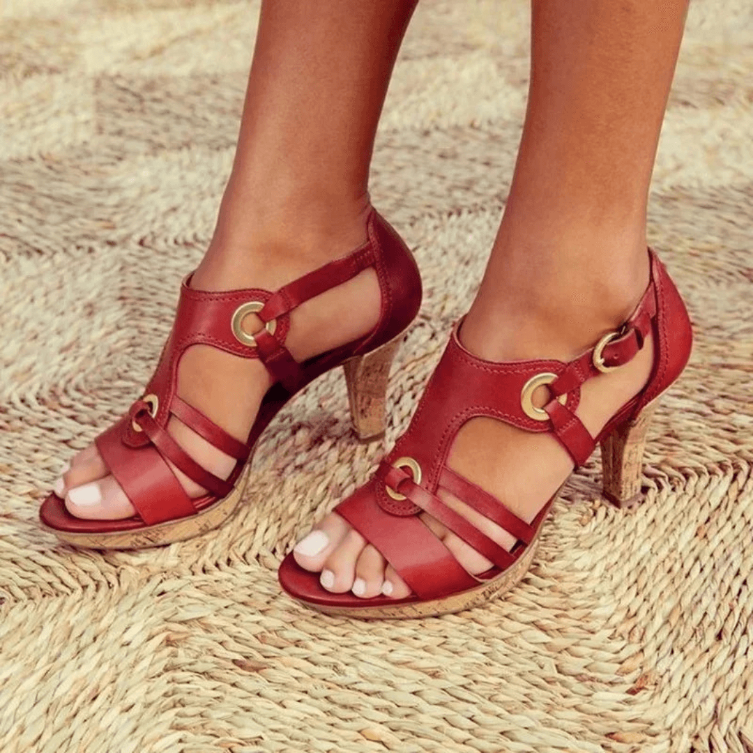 Clotilde | Women's Multi-Strap Stiletto Heel Sandals