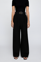 Corisande | Women's High Waist Pleated Trousers