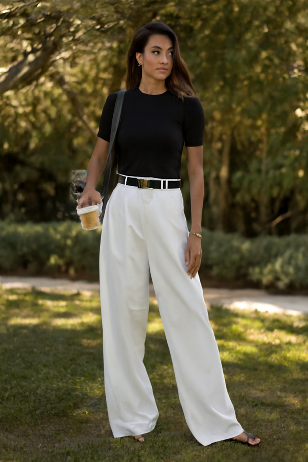 Corisande | Women's High Waist Pleated Trousers