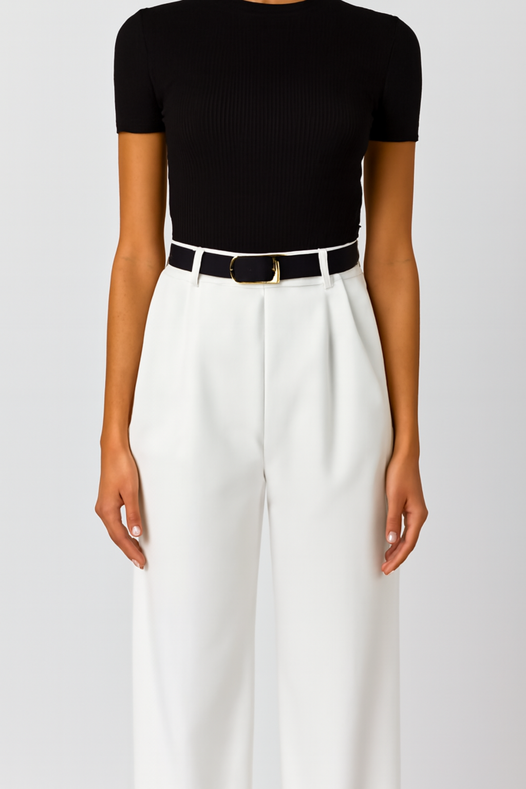 Corisande | Women's High Waist Pleated Trousers