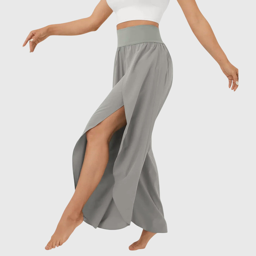 Mirella | Women's Wide Leg Split Hem Pants