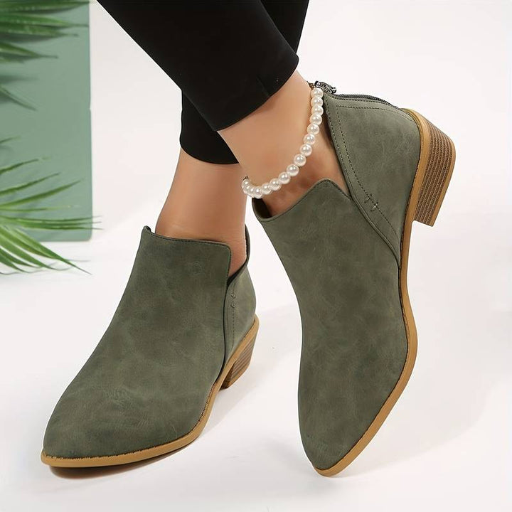 Isabeau | Women's Slip On Ankle Boots