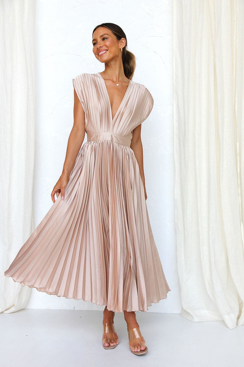 Madisyn | Women's Pleated Skirt Dress