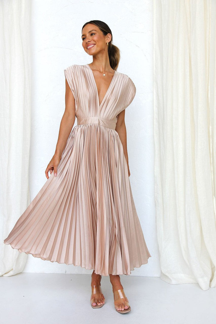 Madisyn | Women's Pleated Skirt Dress
