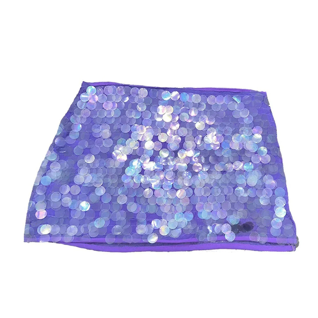 Ludo | Women's Fitted Sequin Mini Skirt