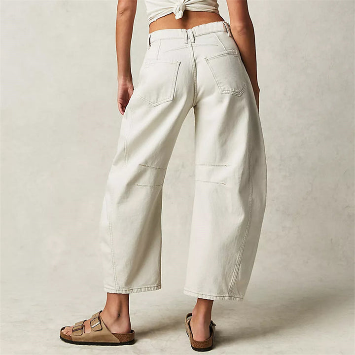 Lumina | Women's High Waist Barrel Leg Jeans