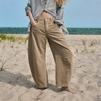 Lumina | Women's High Waist Barrel Leg Jeans