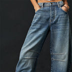 Lumina | Women's High Waist Barrel Leg Jeans