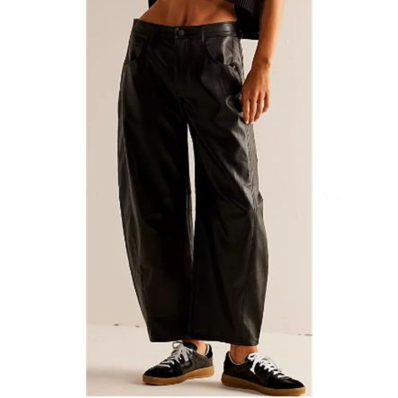 Lumina | Women's High Waist Barrel Leg Jeans