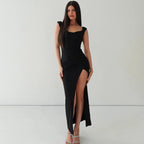 Elowen | Women's Prom Bodycon Sleeveless Maxi Dress