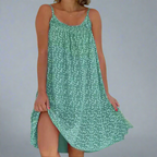 Baila | Women's Spaghetti Strap Printed Mini Dress