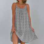 Baila | Women's Spaghetti Strap Printed Mini Dress