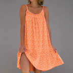 Baila | Women's Spaghetti Strap Printed Mini Dress