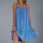 Baila | Women's Spaghetti Strap Printed Mini Dress