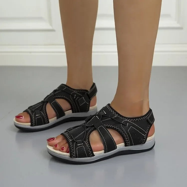 Vivienne | Women's Orthopedic Velcro Strap Comfort Sandals