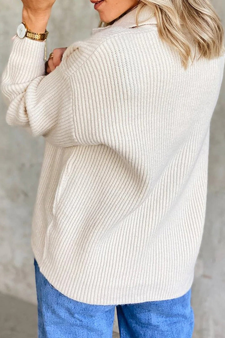 Grace & Jess | Button Long Sleeve Sweater