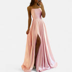 Delphine | Women's Strappy Slit Maxi Dress