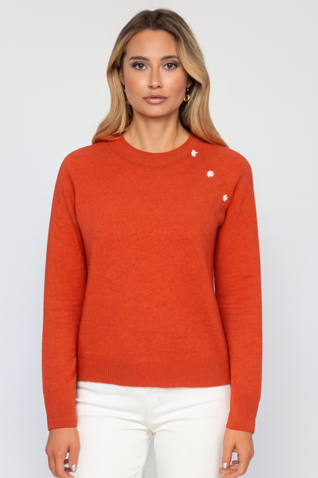 Elise | Women's Button Detail Sweater