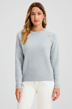 Elise | Women's Button Detail Sweater