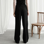 Fiora | Women's High Waist Wide Leg Trousers