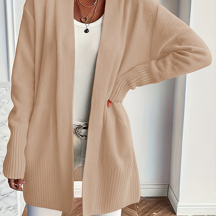 Liora | Soft Draped Longline Cardigan