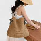 Fenella | Women's Woven Straw Shoulder Bag
