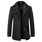 Finn | Men's Classic Double-Breasted Trench Coat