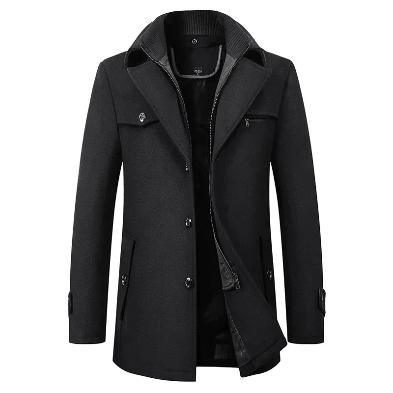 Finn | Men's Classic Double-Breasted Trench Coat
